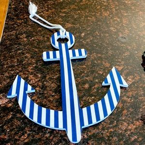 Custom Hand Painted Wooden Anchor